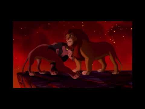 Scar eats Simba