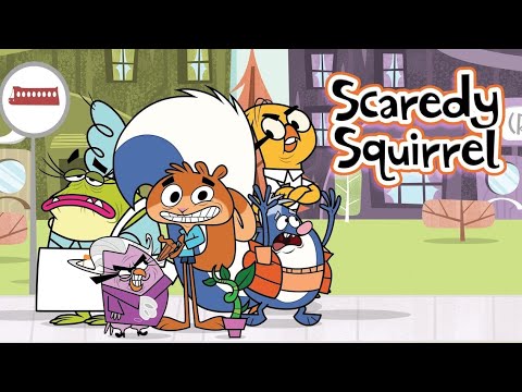 Scaredy Squirrel Season 1 Episode 1 - Pranks for Nothing; Fistful of Quarters