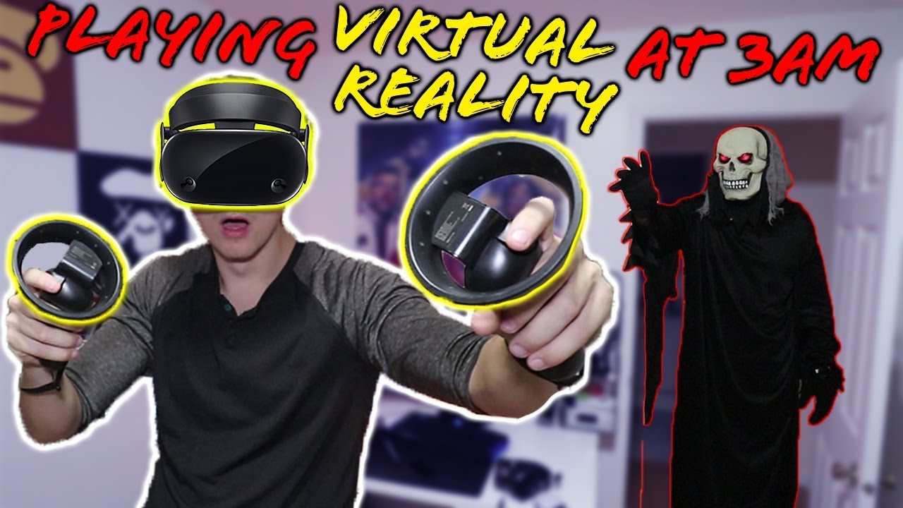 *SCARY* DO NOT PLAY VIRTUAL REALITY AT 3 AM!! (SOMETHING IS WATCHING ME)