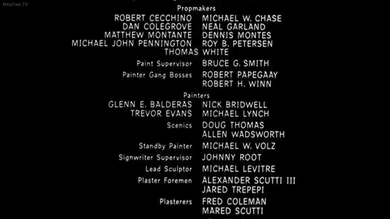 Scary Movie 2 (2001) end credits
