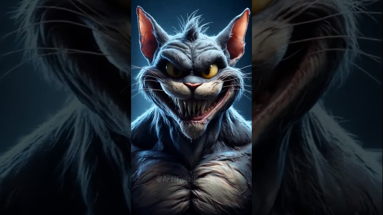 Scary Version Of The Tom And Jerry Character #horror #creepy #shorts #trending