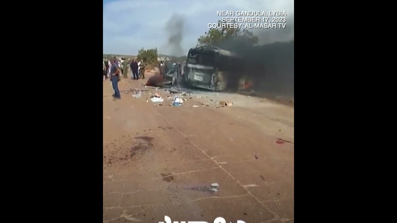 SCENE: Road accident in Libya kills five Greek aid mission members
