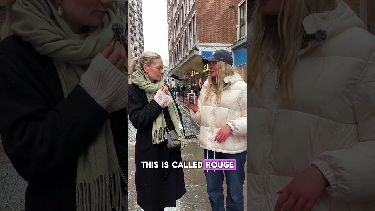 Scentuk street interview 2 #viralvideo #dupes #fragrance #streetinterview #youtubeshorts