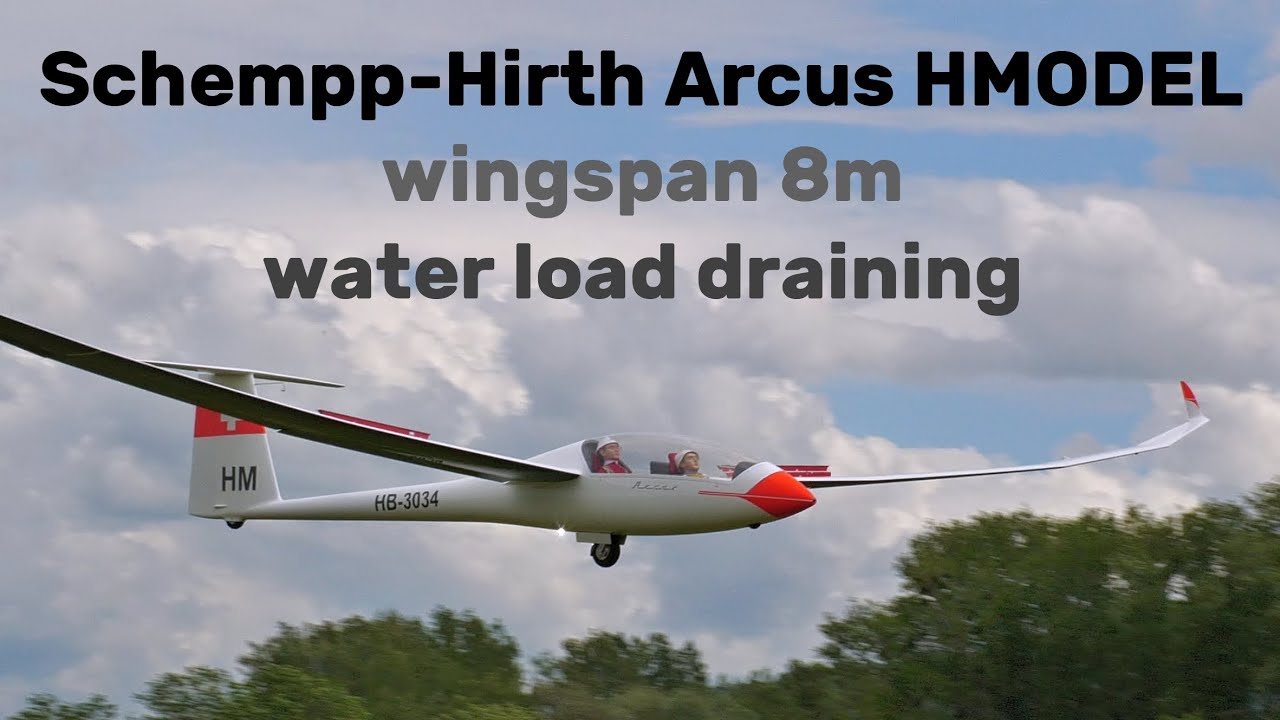 Schempp-Hirth Arcus HMODEL | 8m giant scale RC glider | 4K | Hranice 2024