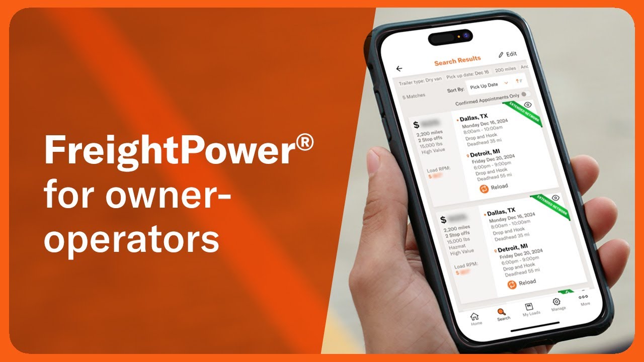 Schneider FreightPower for owner-operators
