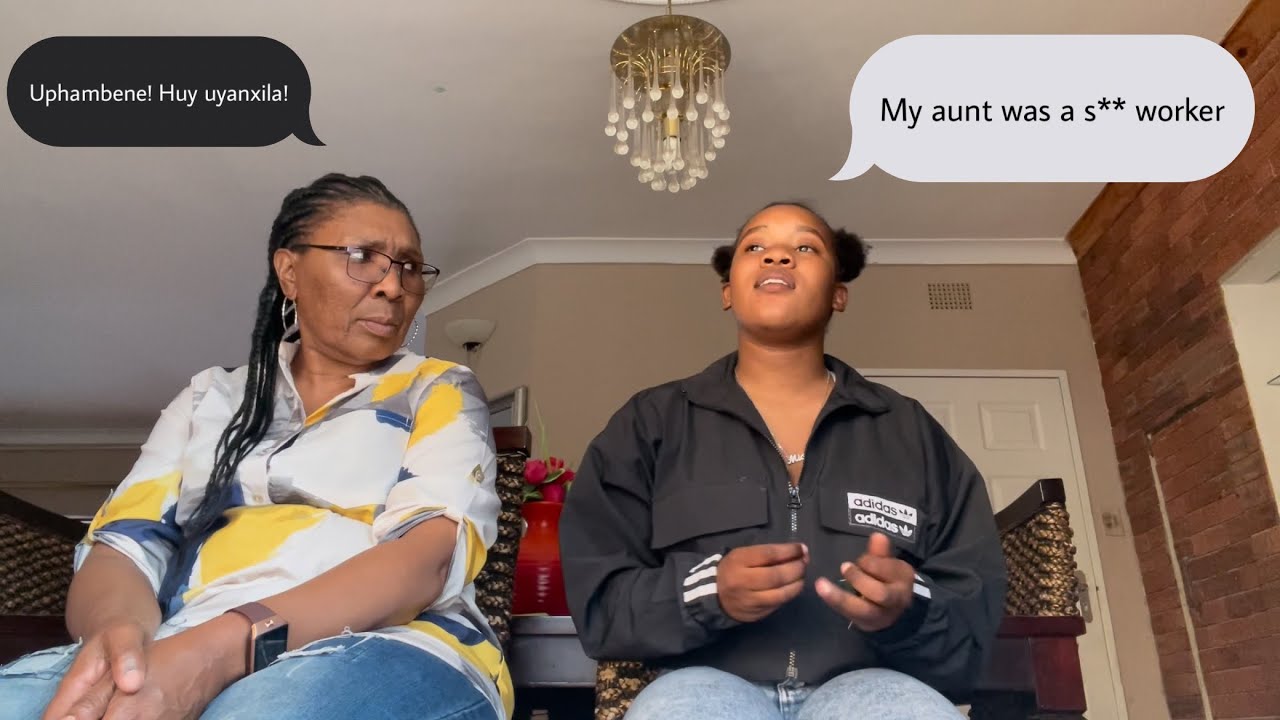 #scholarship prank on #xhosa aunt