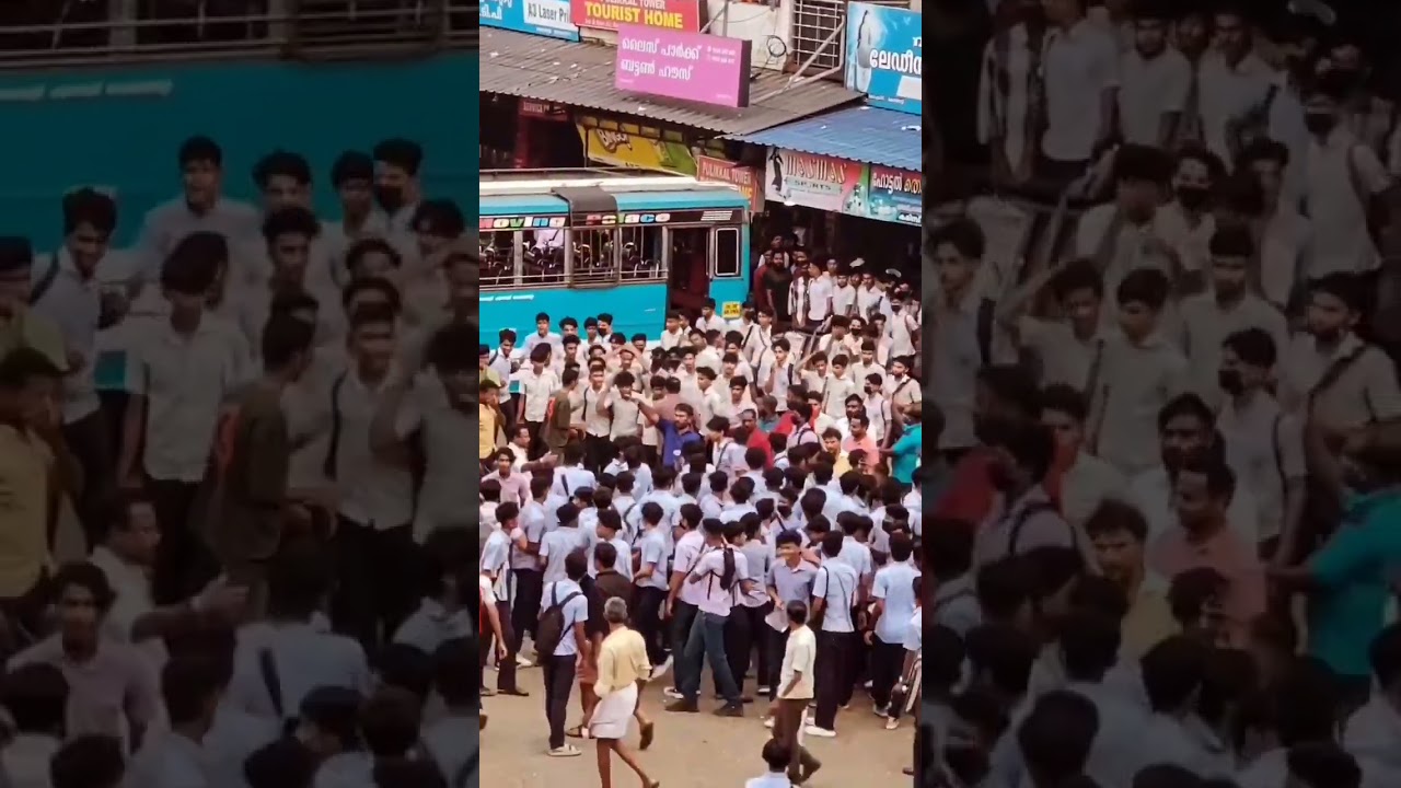 school boys vs college boys #ytshortcollege boys group fight#fight#viral#shorts