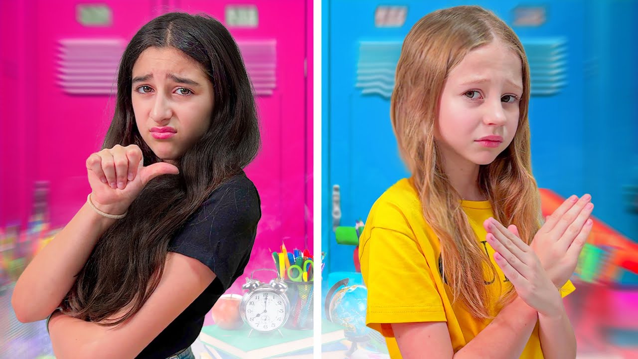 School Challenge between Nastya and Evelin /new channel*