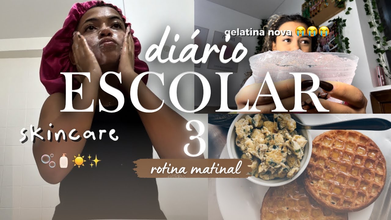 SCHOOL DIARY 3 | COMPLETE MORNING ROUTINE 🌞🏫 | Bia Amaral