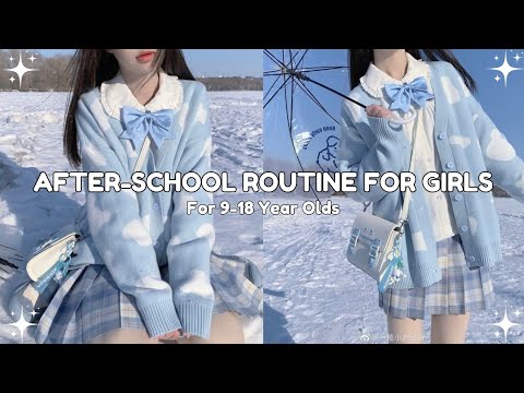 School Night Routine For Girls