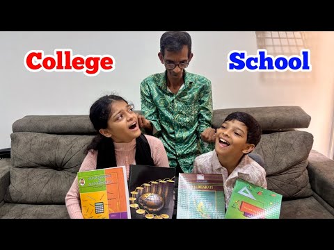 School v/s College 📚 | Stationery Shopping 🛍 | @sadimkhan03 @mariakhan.03