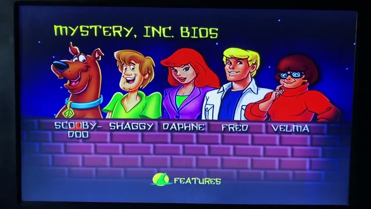 Scooby-Doo And The Witch’s Ghost 2005 DVD Menu walkthrough