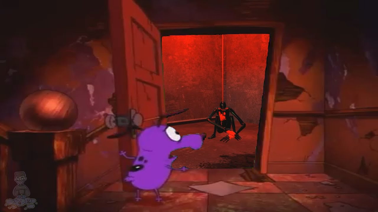 SCP-096-B Scares Courage The Cowardly Dog | SCP Containment Breach | SCP:CB