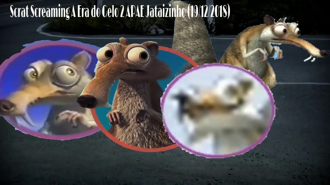 Scrat Screaming A Era do Gelo 2 APAE Jataizinho (19/12/2018)