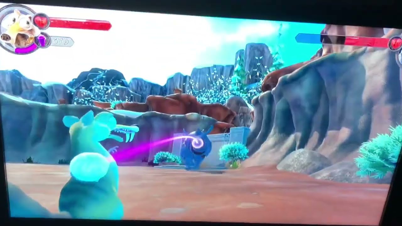 Scrats nutty adventure Carl and Frank boss fight
