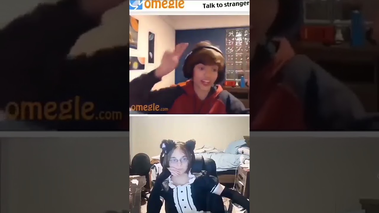 Screaming In OMEGLE #shorts