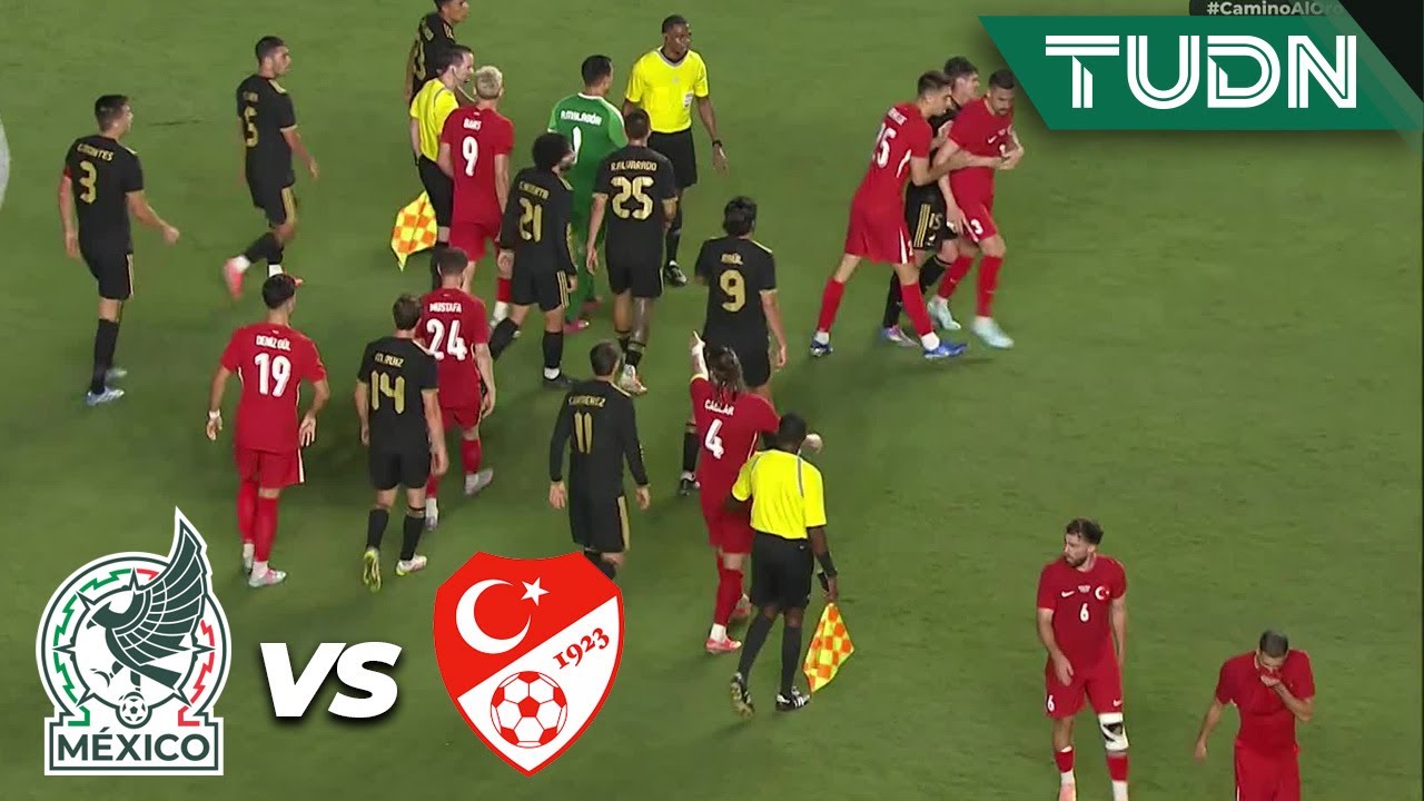 ¡SE CALIENTAN! Empujones y gritos | México vs Turquía | Amistoso Internacional - 2025 | TUDN