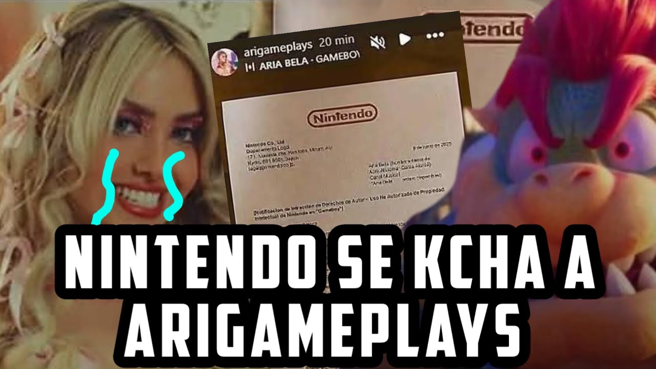 SE KCHARON A ARIGAMEPLAYS 🕊 | NINTENDO DEMANDA A ARIA BELLA