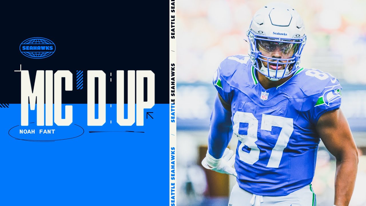 Seahawks Mic'd Up: Noah Fant - Week 1 | 2024 Seattle Seahawks