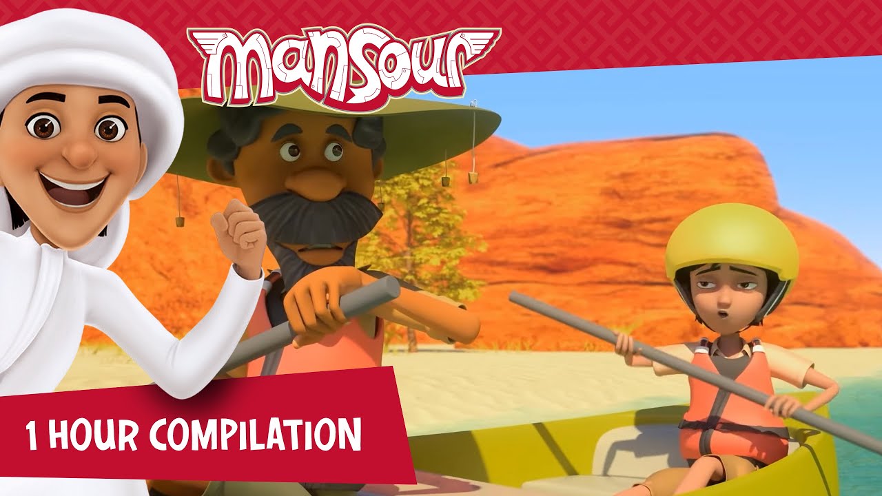 Season 3&4 Part 5 🍭| 1 Hour 🕐 | The Adventures of Mansour ✨