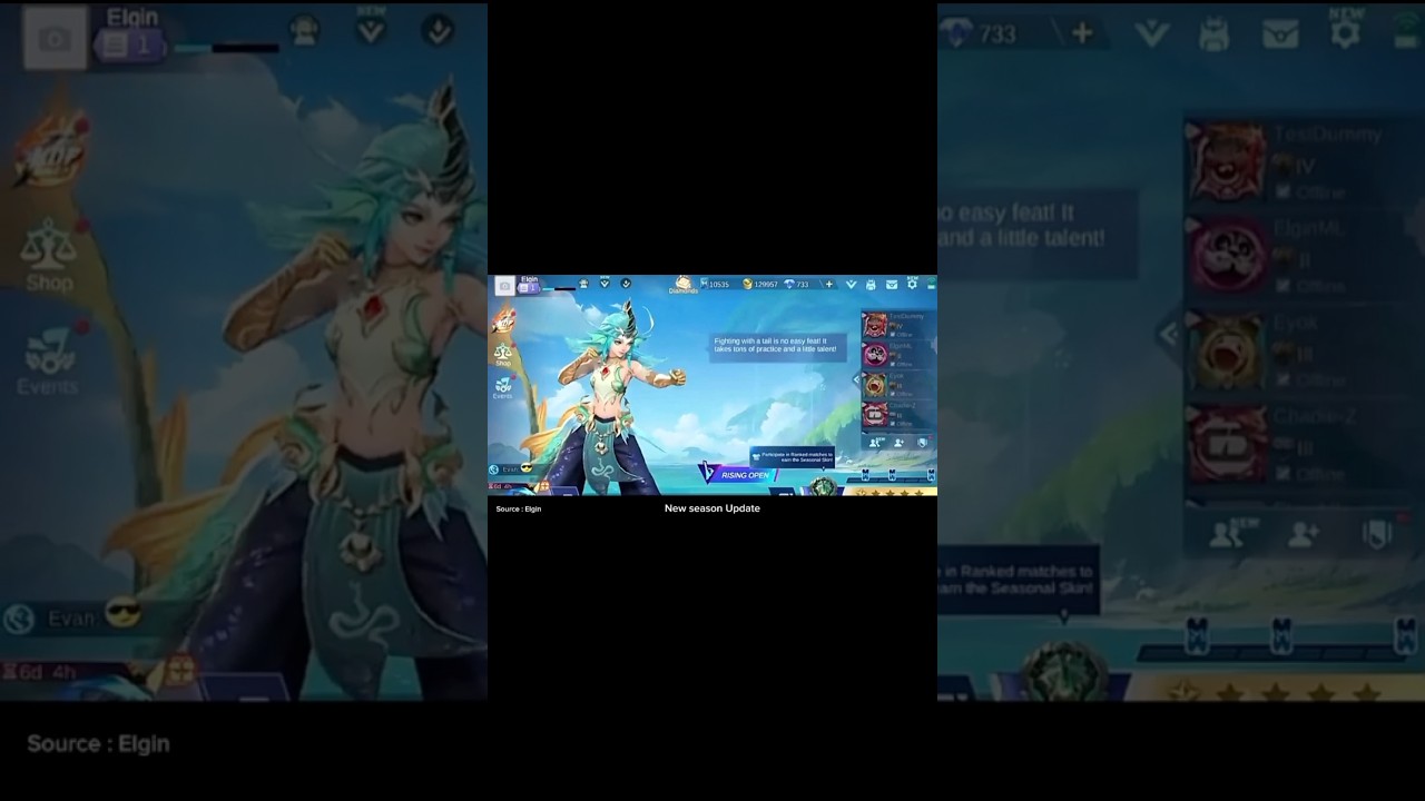 Season 36 Update | New Hero Interface Display Animation #new #update