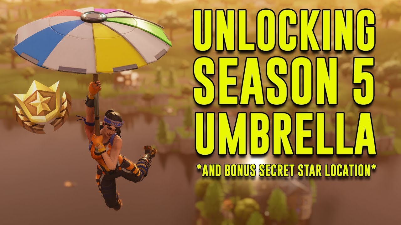 Season 5 Week 1 Hidden Battlestar Location | Unlocking Season 5 Umbrella! | BrockPlaysFortnite