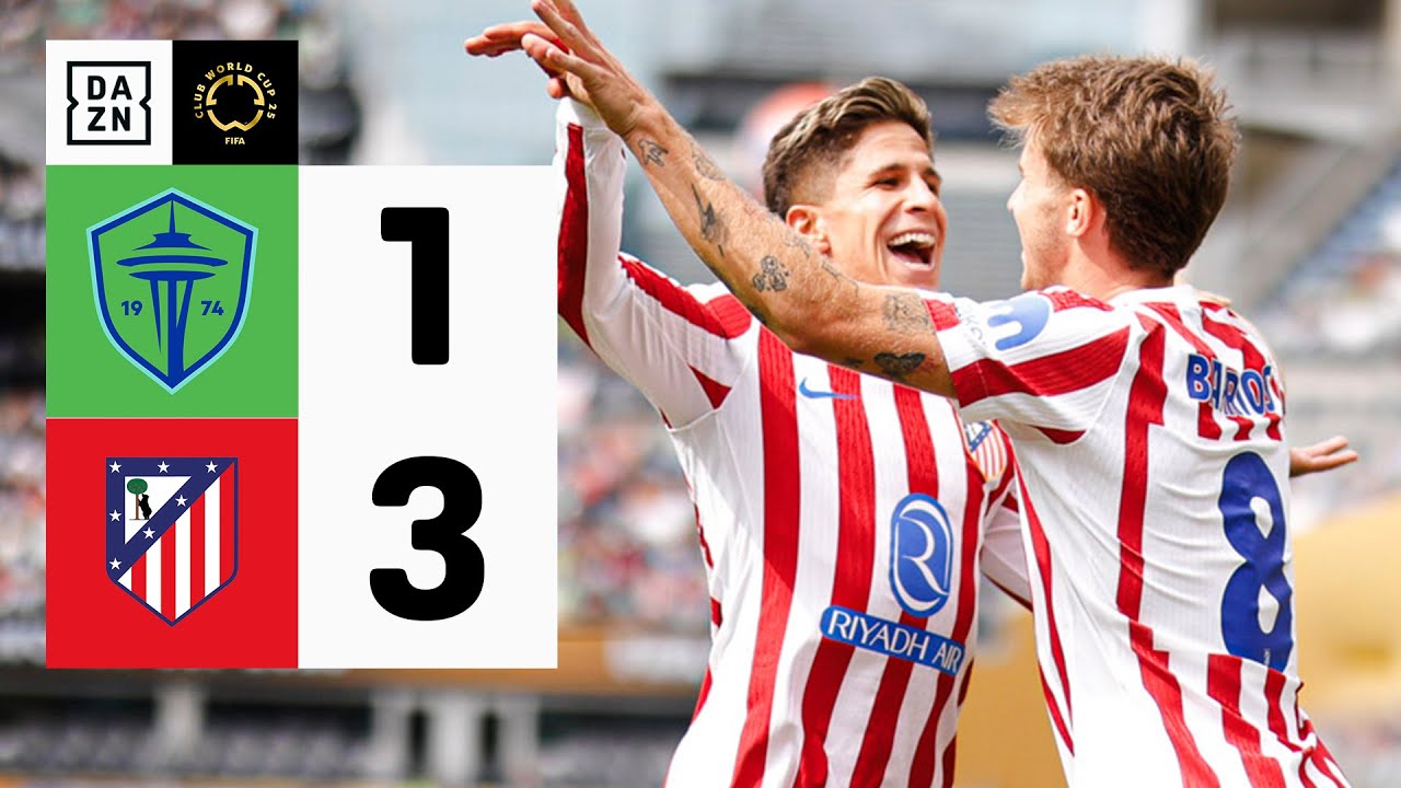 Seattle Sounders FC vs Atlético de Madrid (1-3) | Resumen | Highlights Mundial de Clubes FIFA 2025™