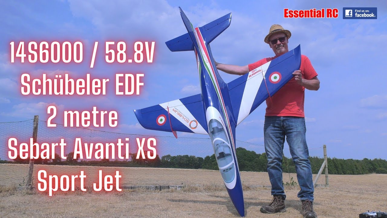 Sebart Avanti XS 1.9M | 14S / 58.8V | Schubeler 120MM EDF | ULTIMATE RC ELECTRIC SPORT JET