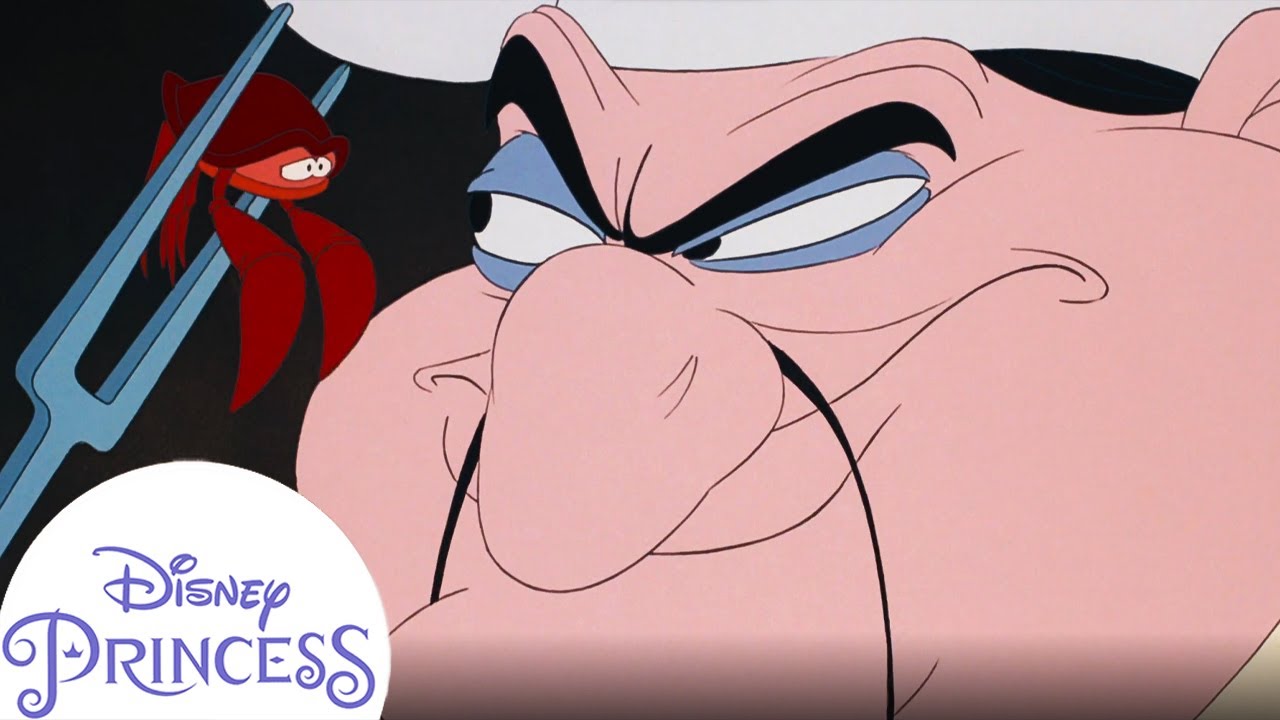 Sebastian’s Glorious Escape From Chef Louis | The Little Mermaid | Disney Princess