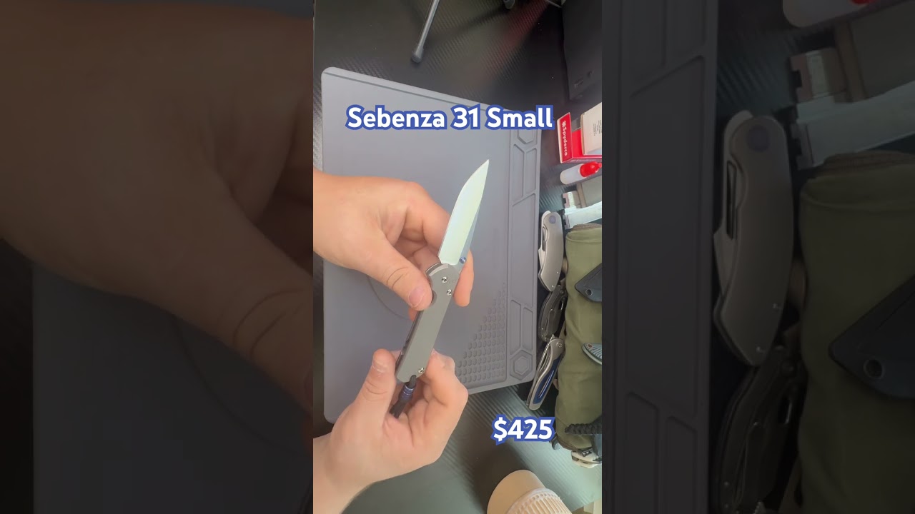 Sebenza 31 small, a worthy addition.
