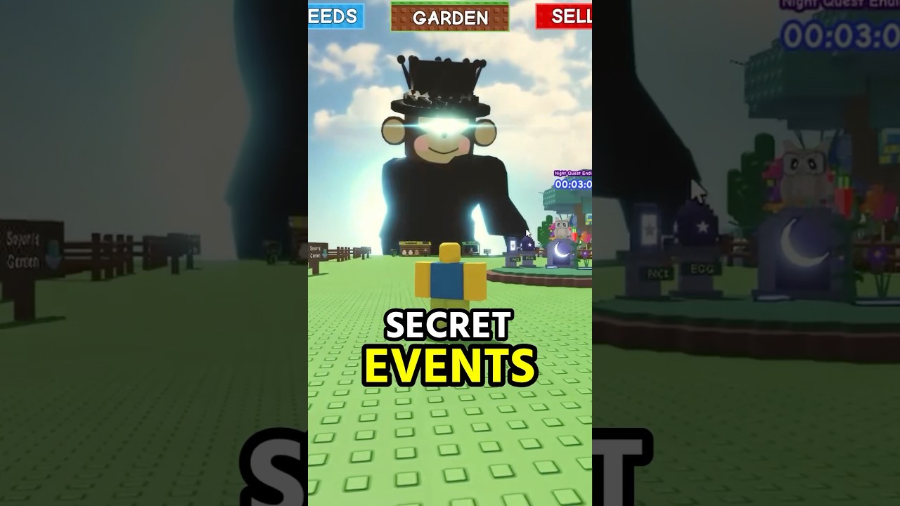 Secret ADMIN Events in Grow A Garden (Roblox)