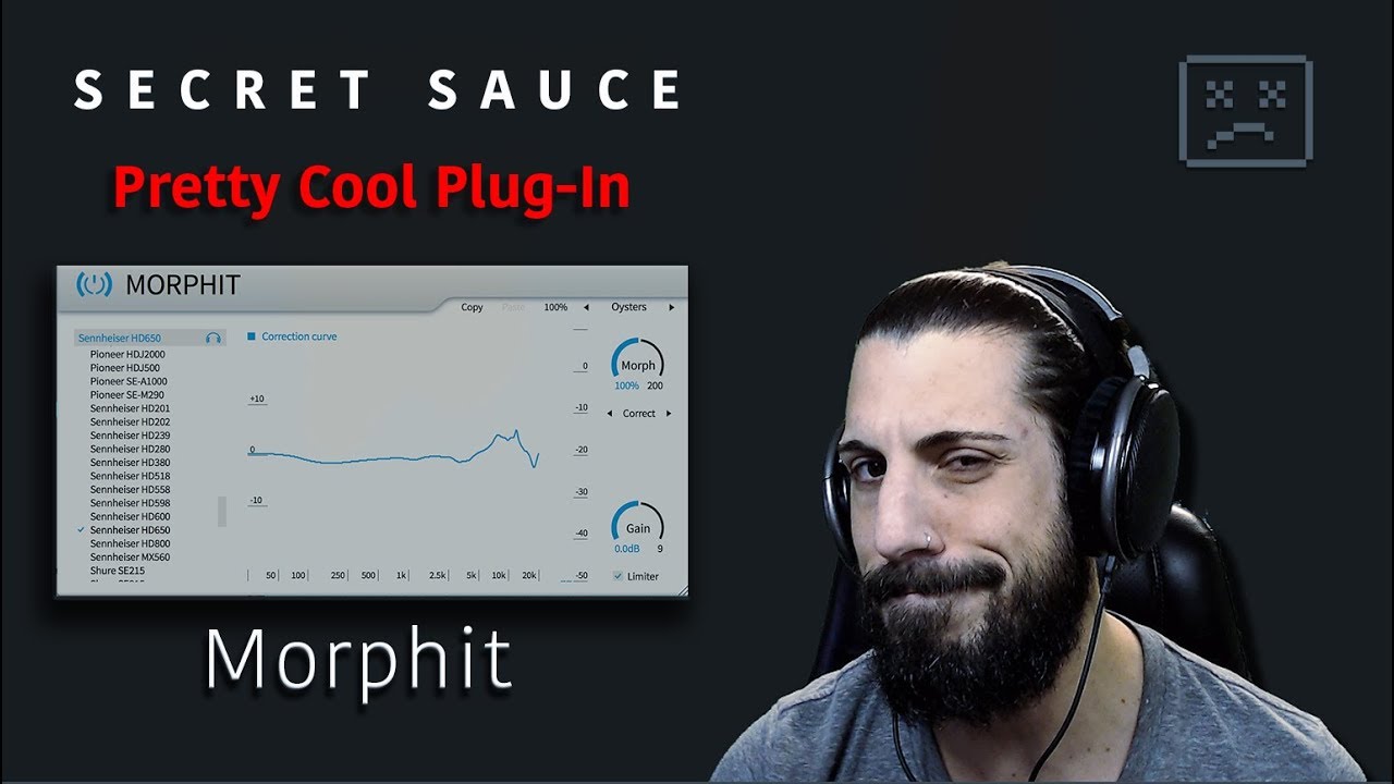 Secret Sauce : Pretty Cool Plug-In  - Morphit - Flatten out any headphones!!
