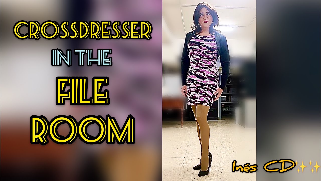 Secretary Crossdresser looking for a file