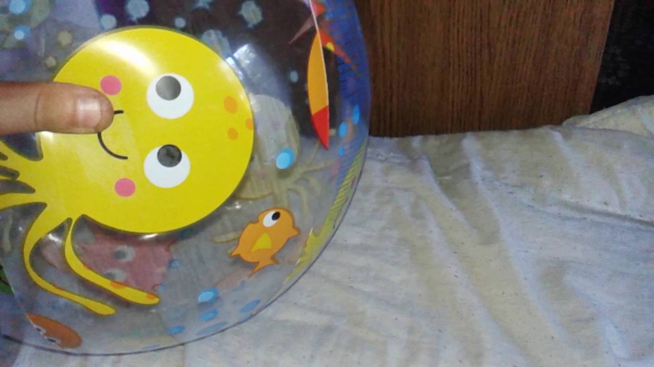 See fish beach ball deflating