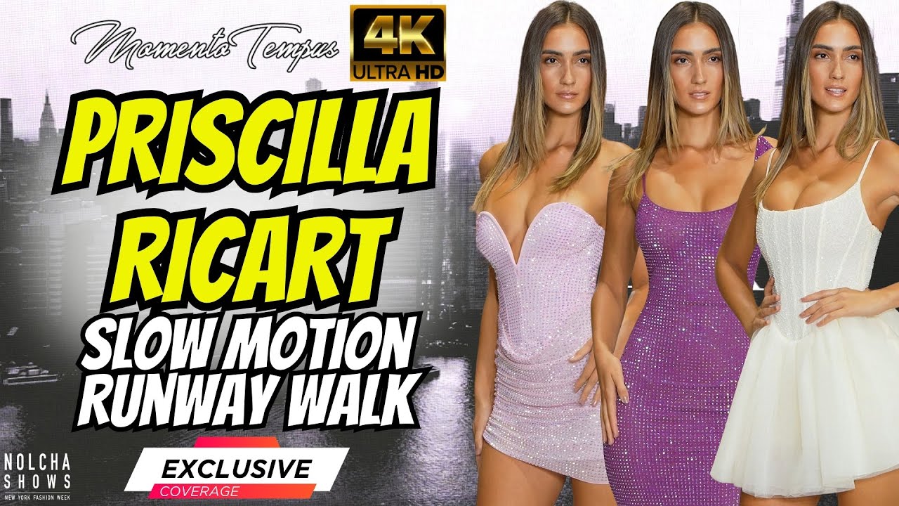 See Priscilla Ricart's Runway Walk /Oh Polly / NYFW SS 2024 /4K
