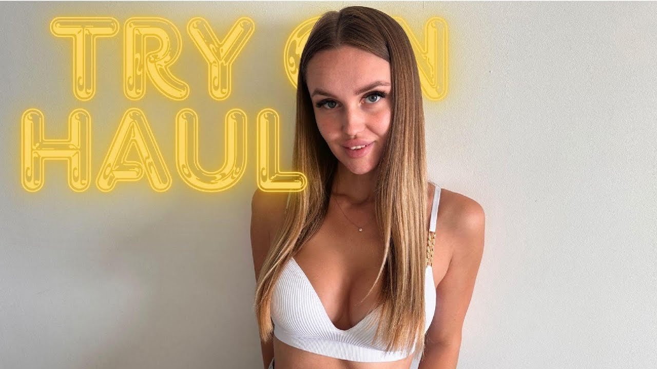 See through transparent lingerie | transparent try on haul | lingerie try on haul transparent 4k