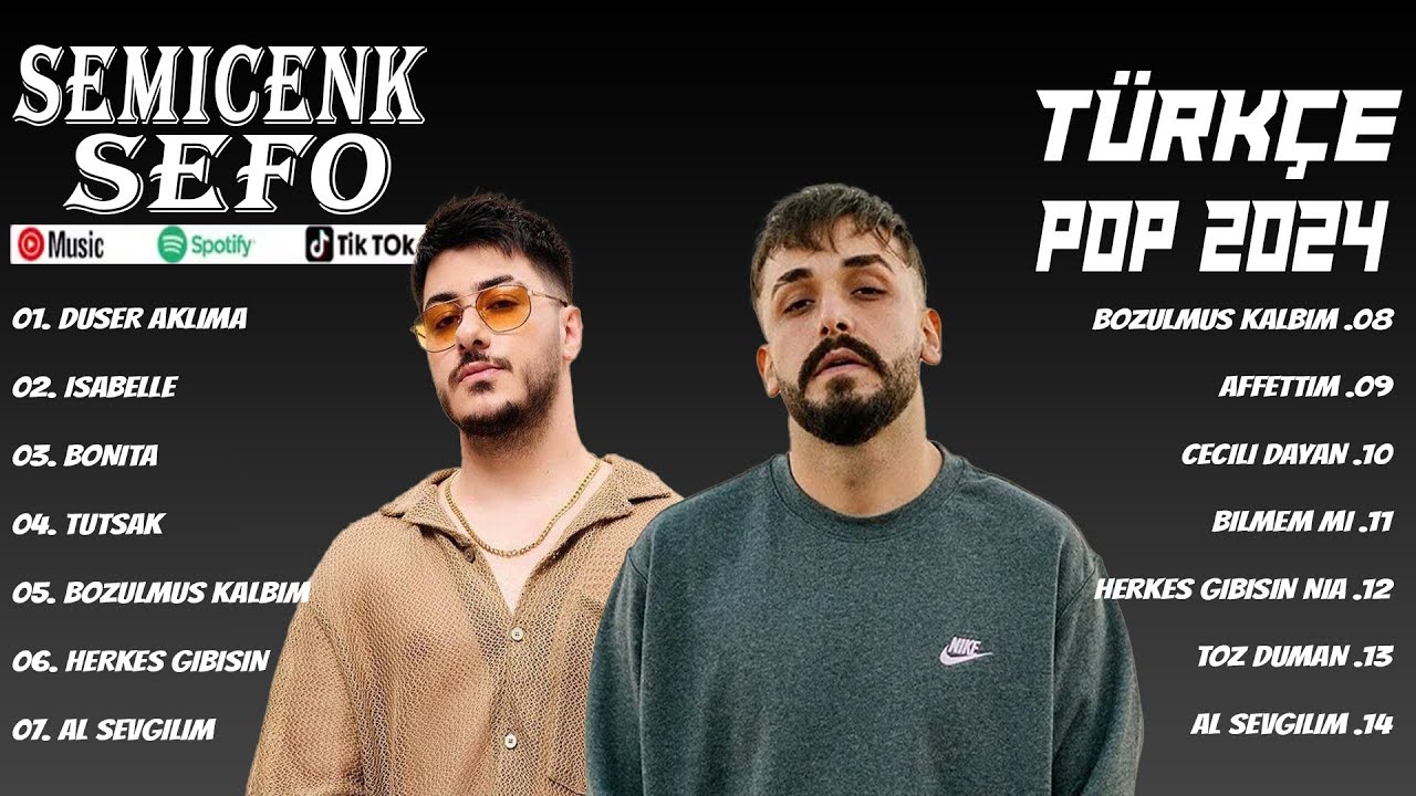 Sefo & Semicenk Tüm albüm remix 2024 Full HD 💥 Turkce pop remix sarkilar 2024