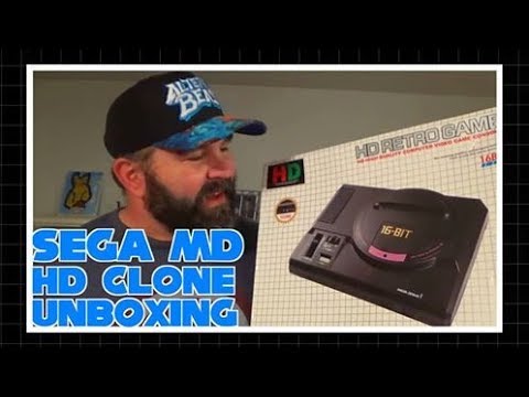 Sega Mega Drive HD clone unboxing & review