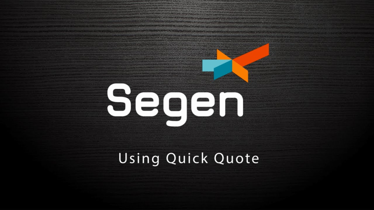 Segen Quick Quote Portal Video