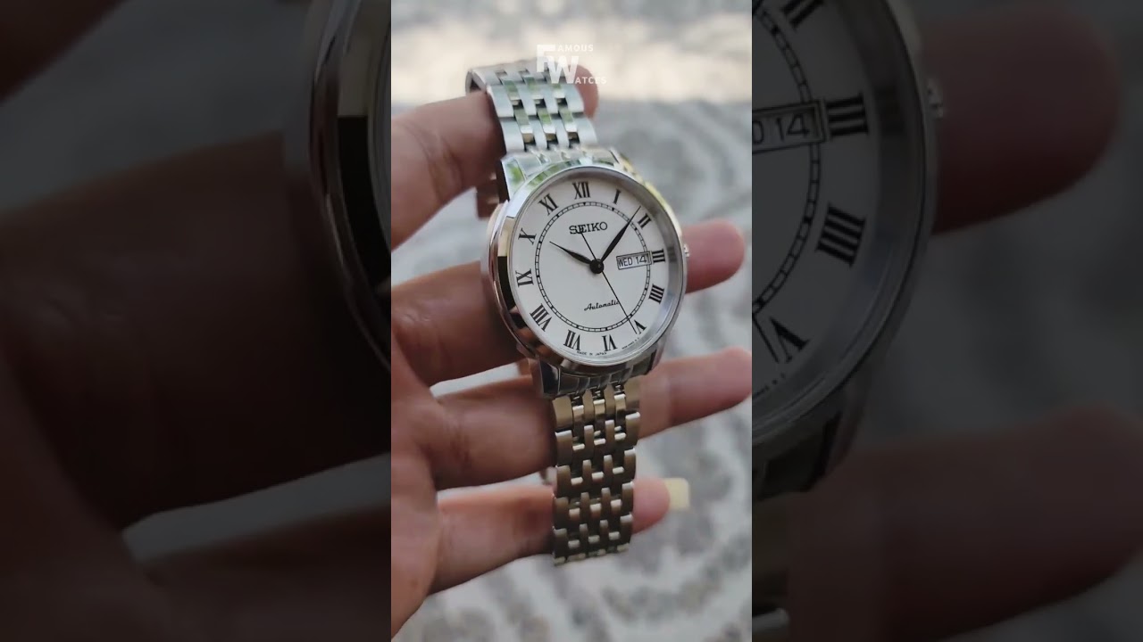 Seiko Presage SRP761J1 Caliber 4R36 Automatic White Dial #seiko #seikowatch #seikopresage