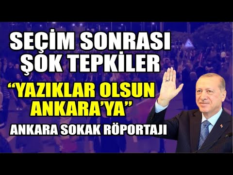 Seçim sonrası şok tepkiler: Ankara'ya yazıklar olsun | Cumhurbaşkanlığı külliyesinde sokak röportajı