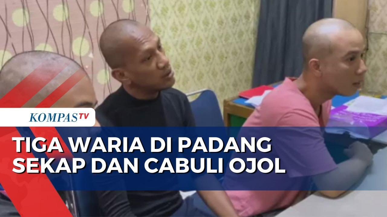 Sekap dan Cabuli Driver Ojol, Tiga Waria di Padang Ditangkap Polisi
