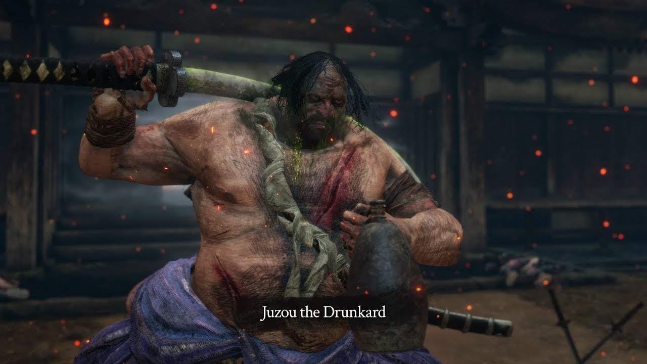 Sekiro: Shadows Die Twice - Juzou the Drunkard Boss Fight
