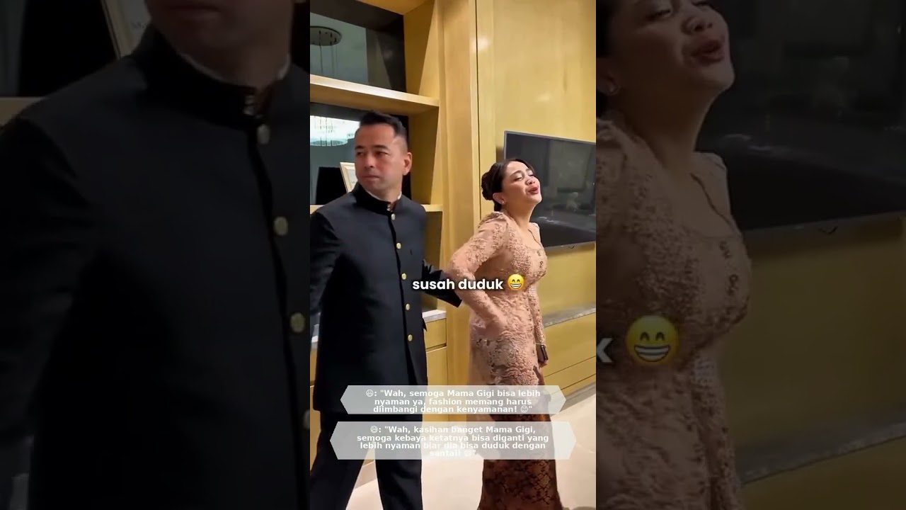 Seleb Kasihan Mama Gigi Kebaya Ketat Bikin Susah Duduk