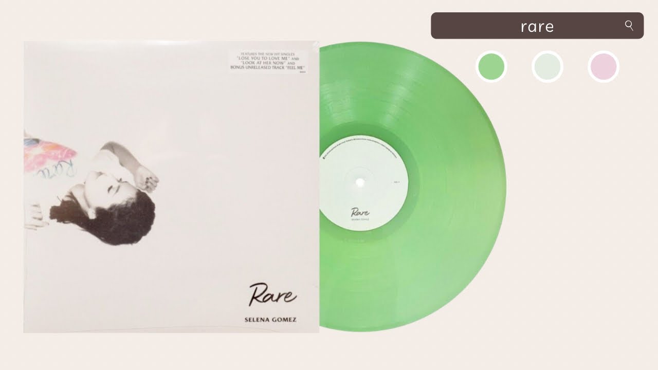 Selena Gomez 'Rare' Coke Bottle Clear Vinyl - Vinyl Unboxing