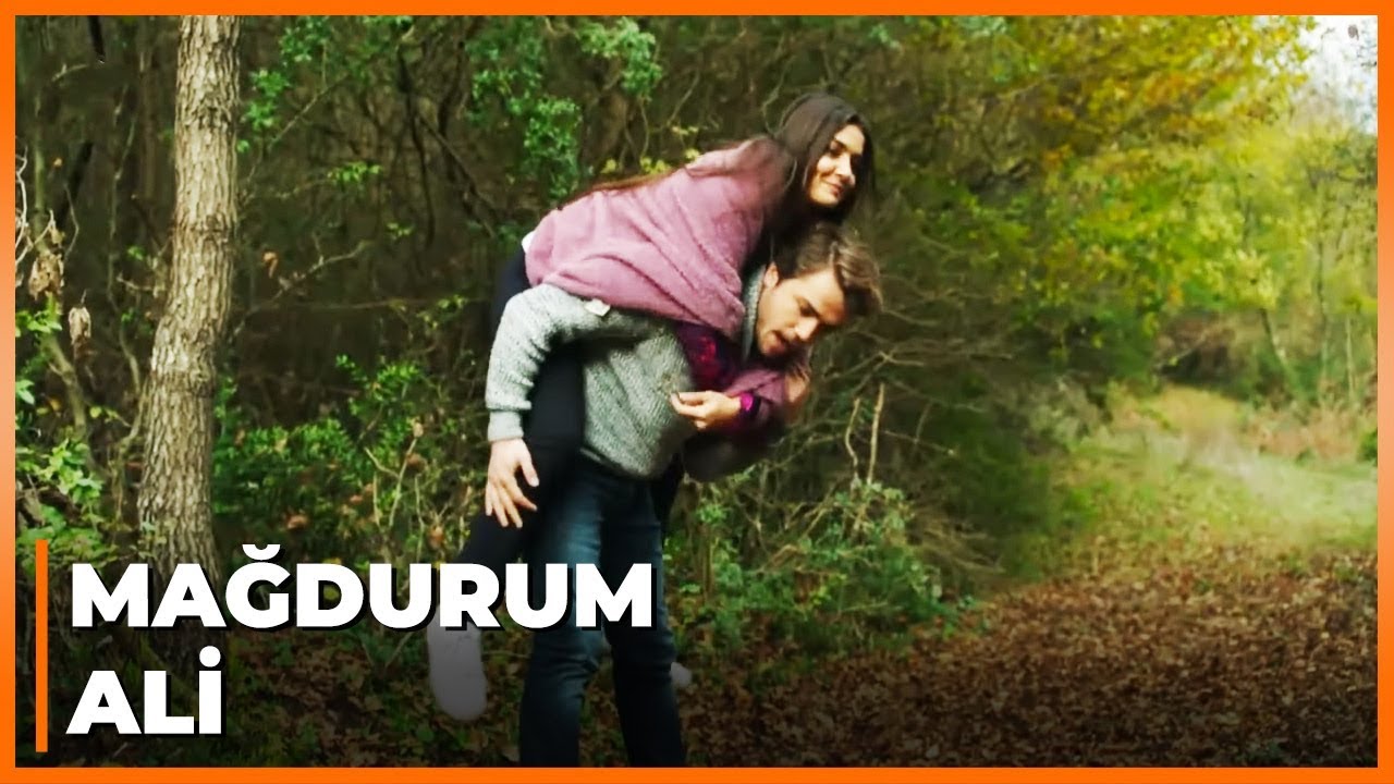 Selin, Ali'den Kaçarken Ayağı İncindi, Ali, Selin'i Sırtında Taşıdı - Güneşin Kızları 25. Bölüm