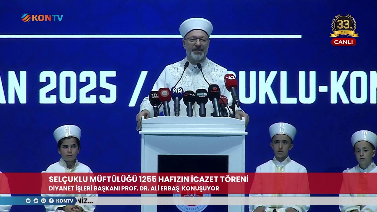 SELÇUKLU MÜFTÜLÜĞÜ 1255 HAFIZIN İCAZET TÖRENİ 18 Haziran 2025