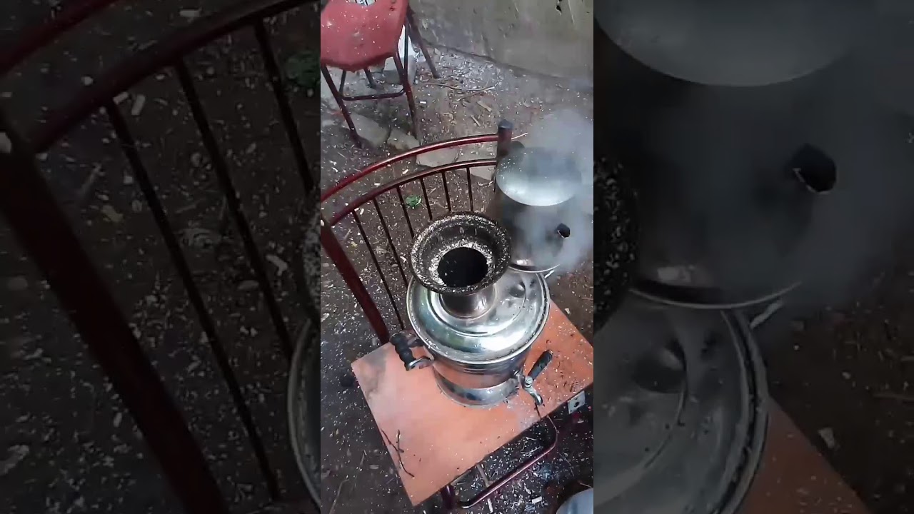 Semaver çayı keyfi😂🤣