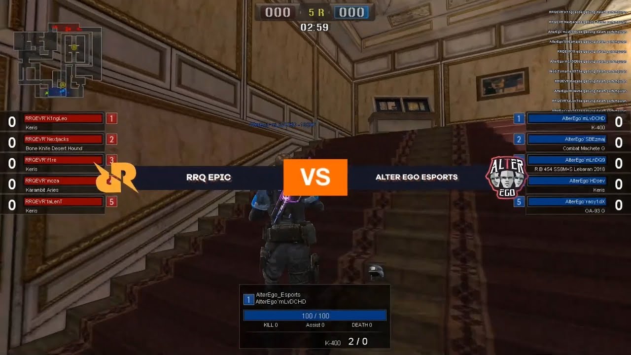 SEMIFINAL! RRQ ENDEAVOUR VS ALTER EGO MAP 1 LUXVILLE - Series One - Playoffs