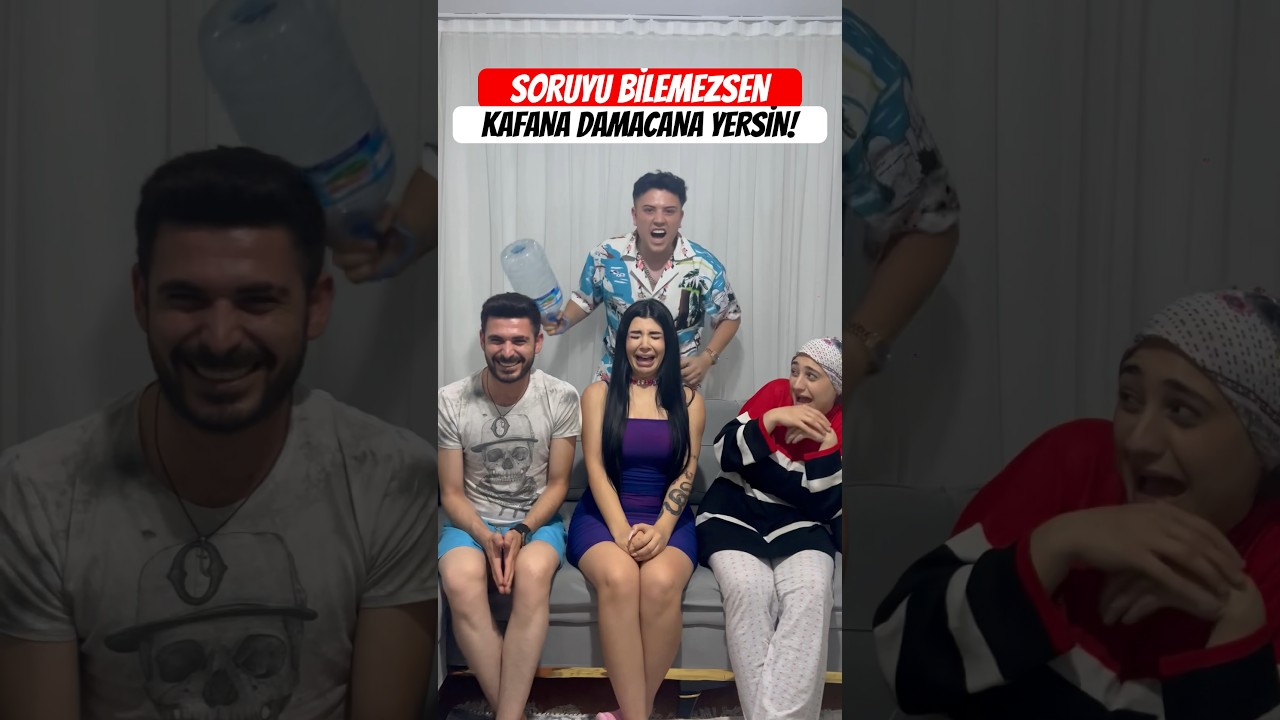 Semih Varol-Gözde Akgün | Soruyu bilemezsen kafana damacanayı yersin | #semihvarol #shorts